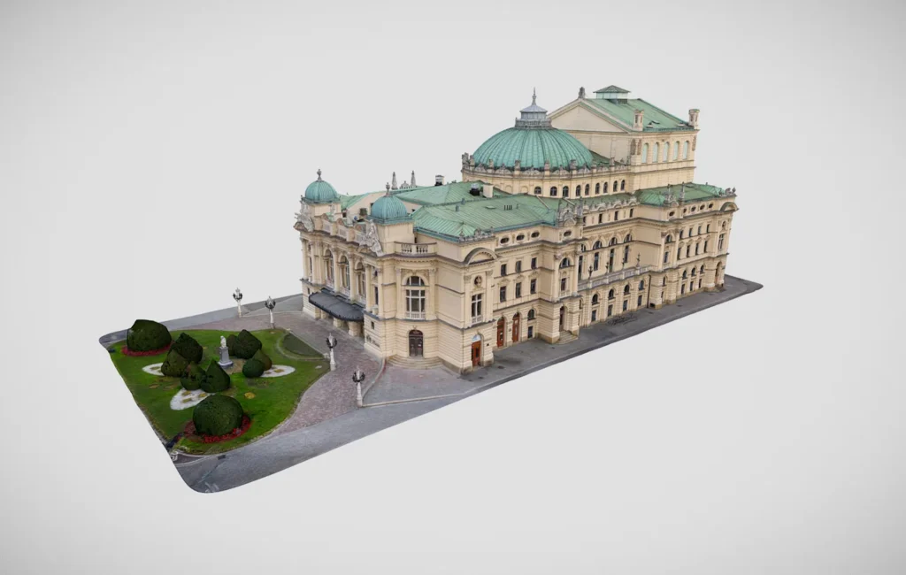 Teatr im. Juliusza Słowackiego w Krakowie – model 3D